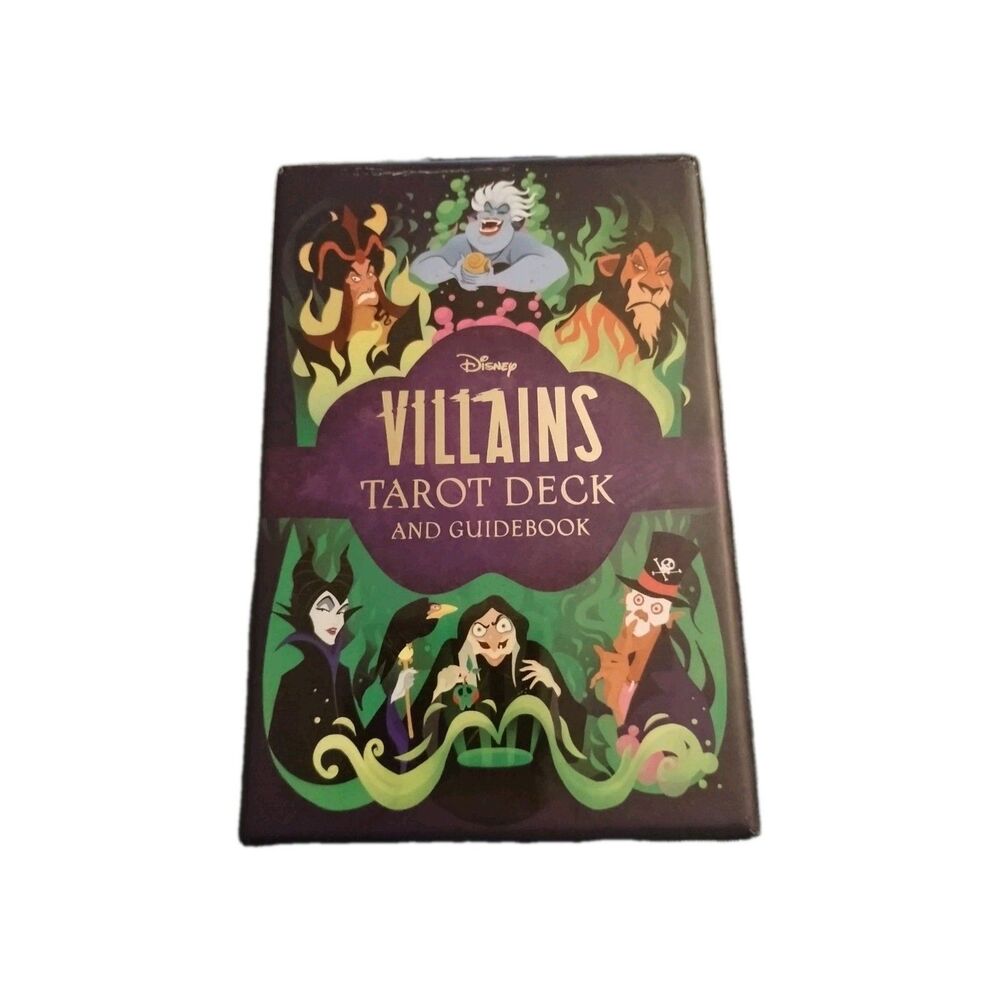 Disney Villains Tarot Deck and Guidebook Movie Tarot Deck Pop Culture Tarot...